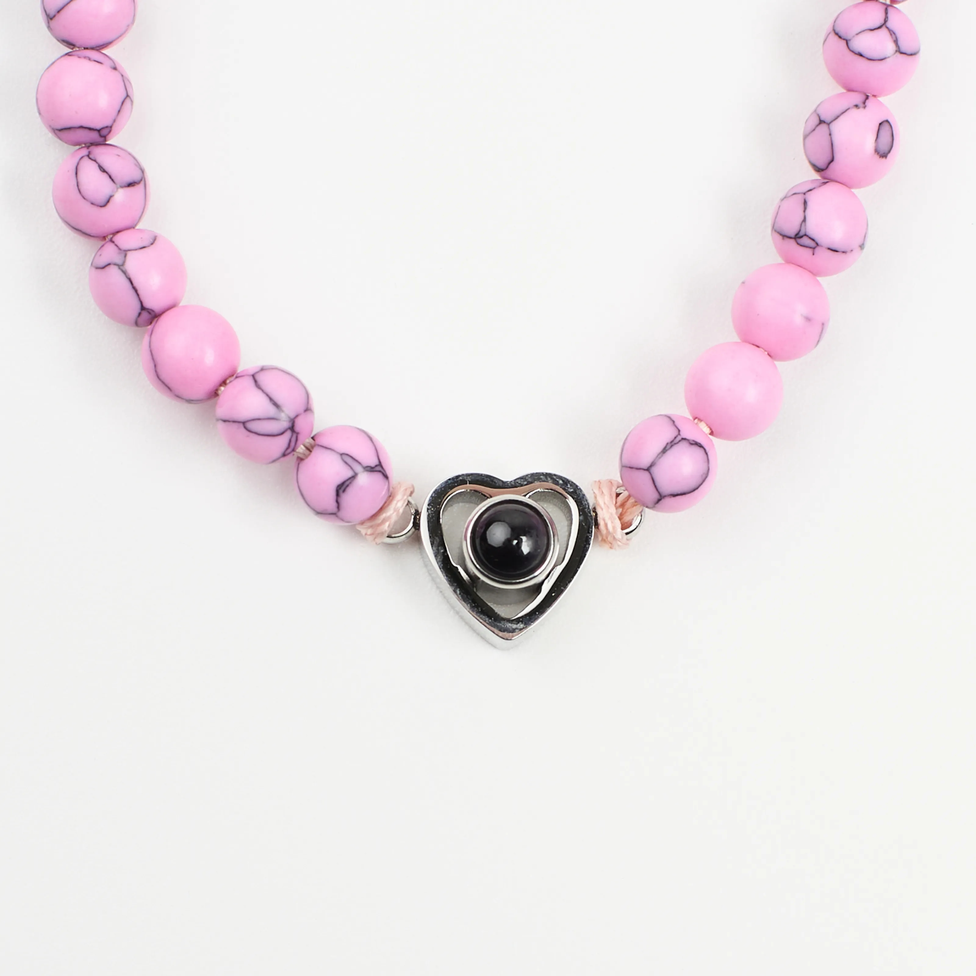 Эзотерический браслет розовый кахолонг амулет для сердечной чакры