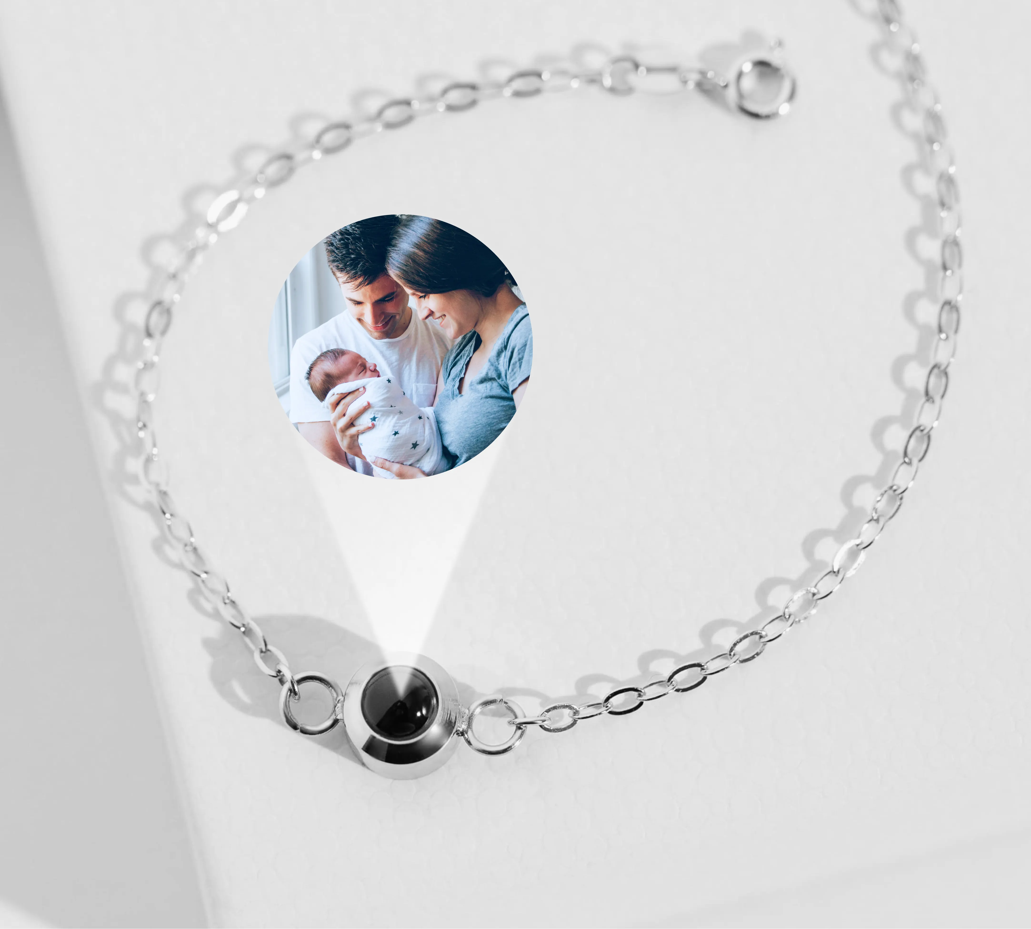 Браслет с шармом и вашей фотографией внутри