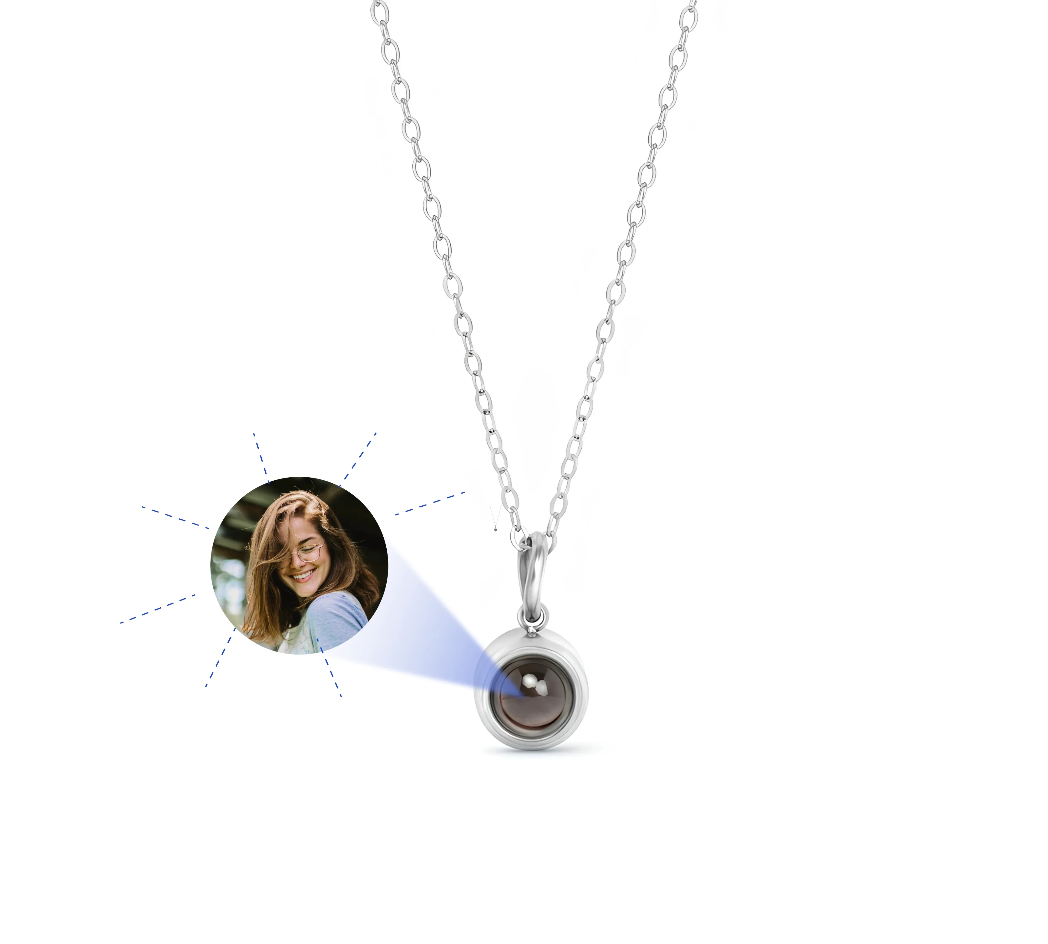 Браслет с кулоном в форме шарика серебристый аксессуар