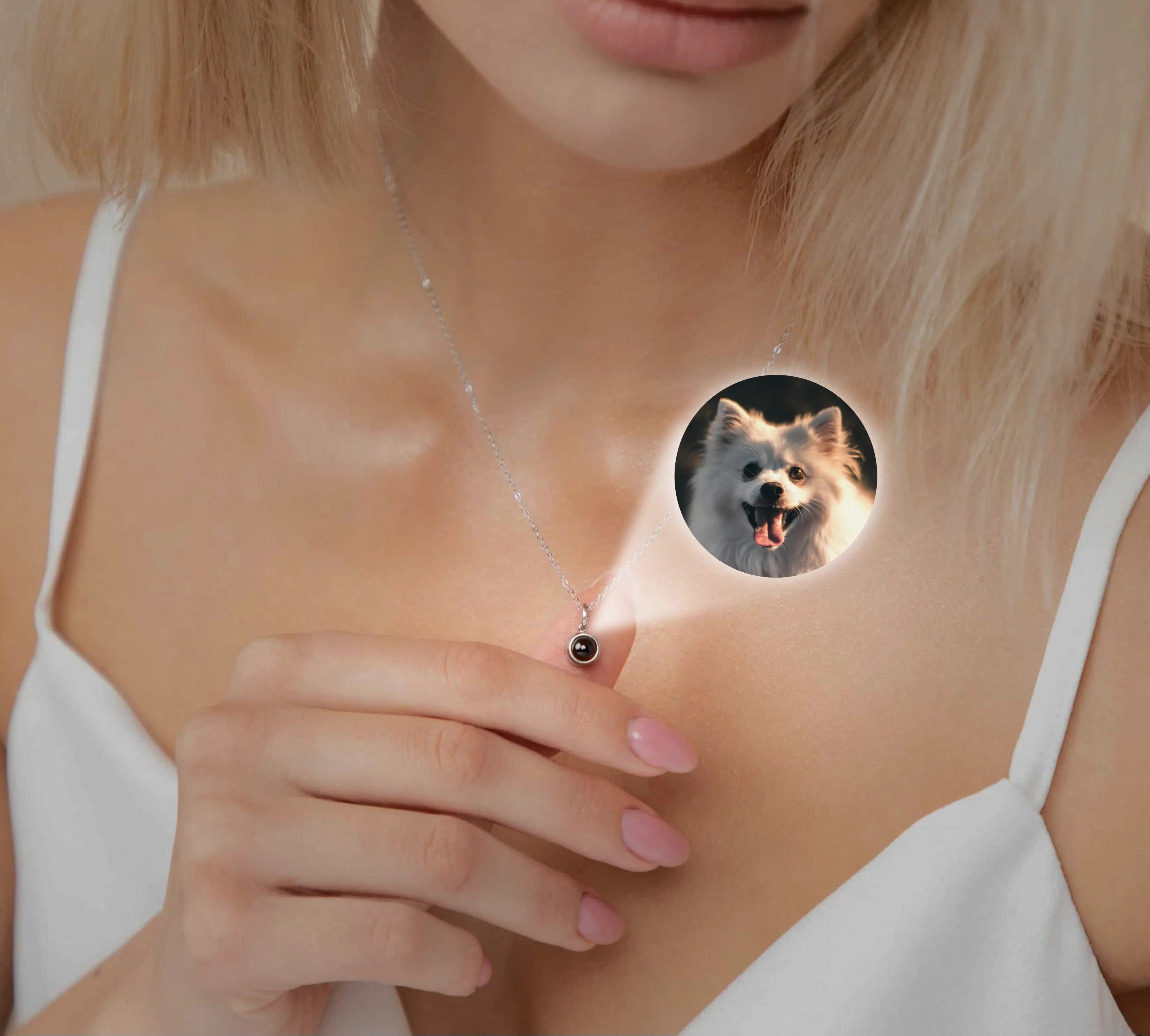 Подарочный браслет с кулоном шарик для неё