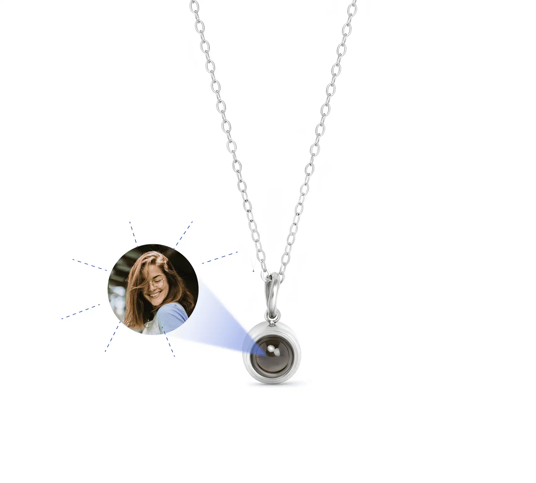 Ювелирная подвеска с фотографией внутри — персональный подарок для неё