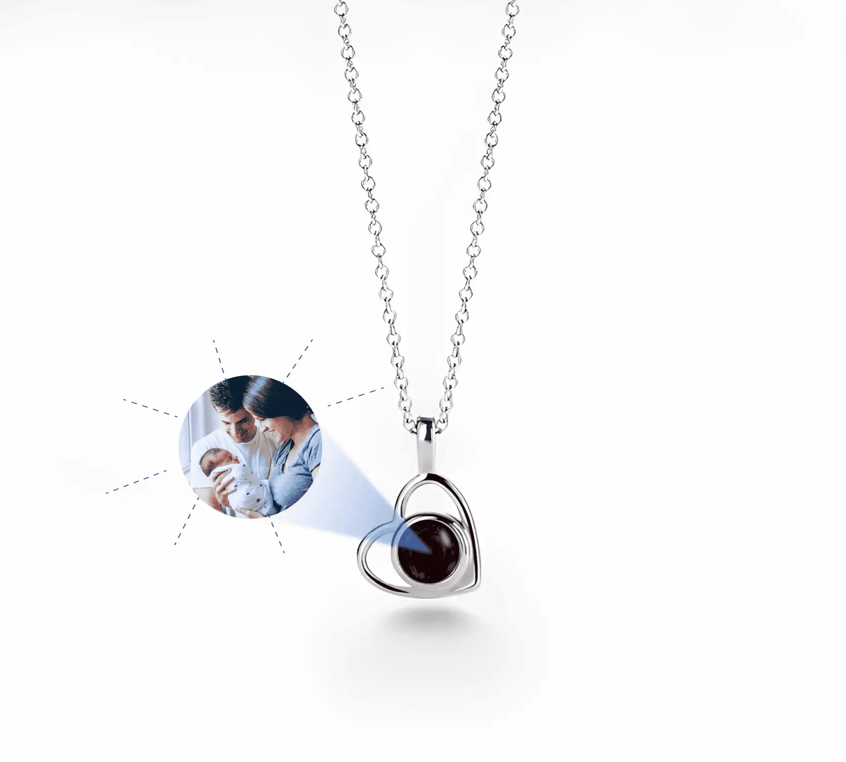 Серебряный кулон 925 с фото и гравировкой — подарок от сердца