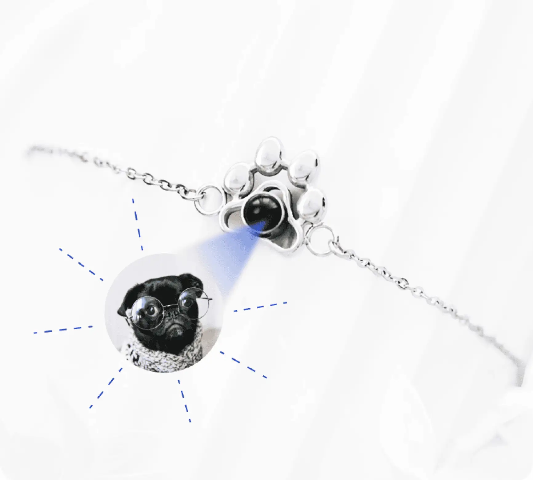 Аксессуар лапка с фотографией внутри — украшение с личной историей