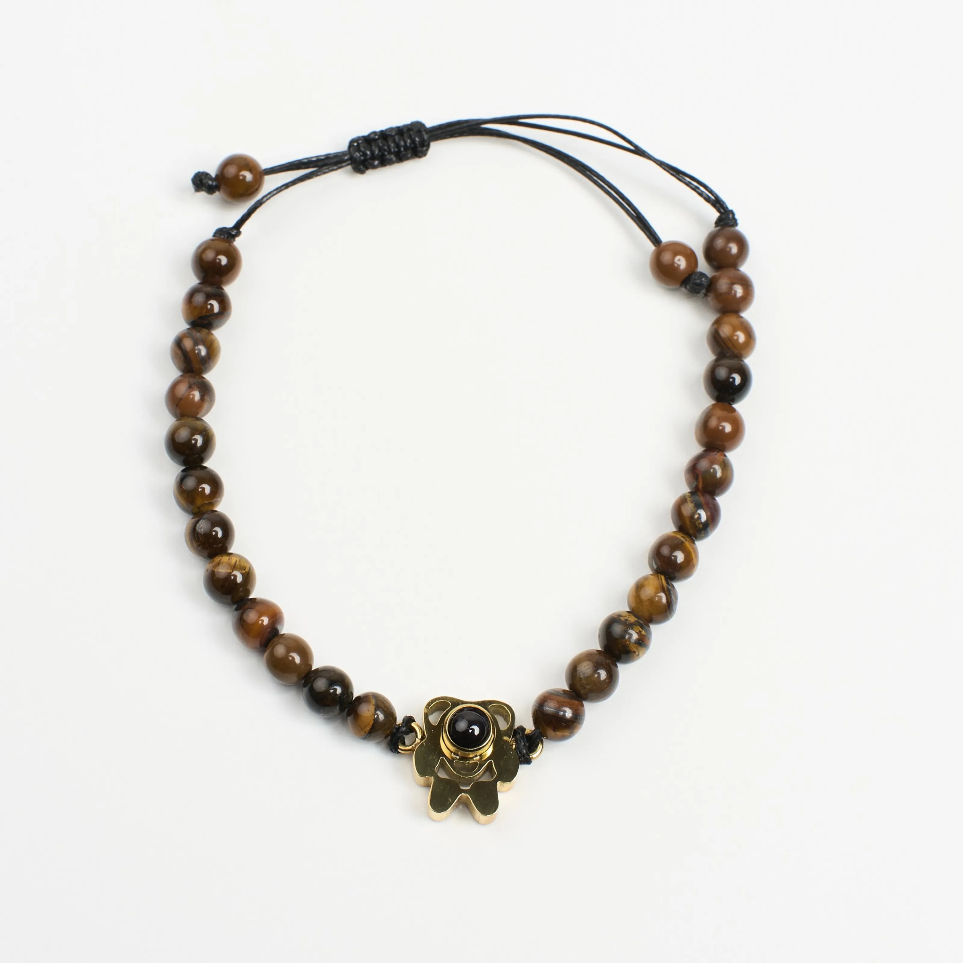 Браслет из тигрового глаза и амазонита аксессуар для духовных практик