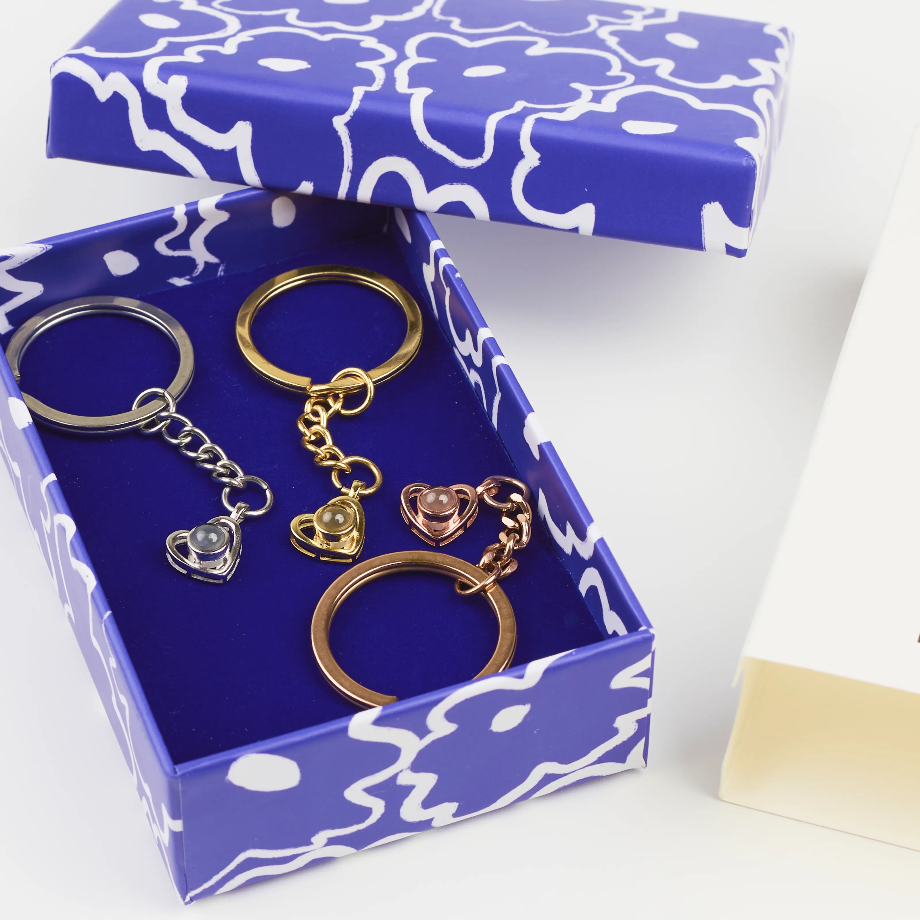 Ювелирный брелок сердечко серебряный 925 для влюблённых