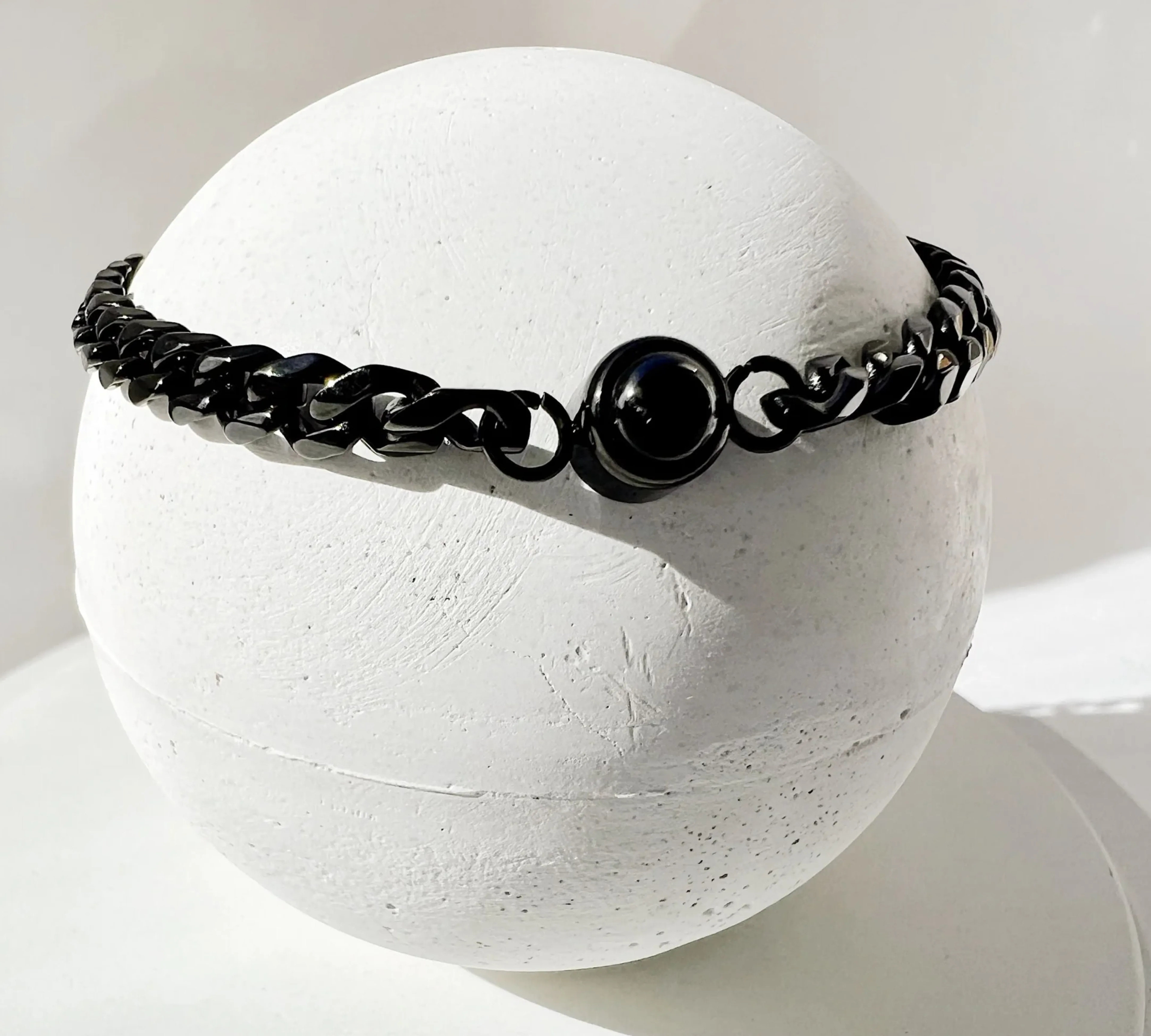 Именной мужской браслет с гравировкой и фотографией